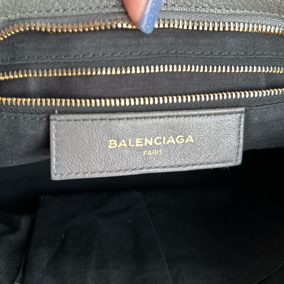 Balenciaga City Classic Metallic Edge Hardware Mini - Gray - Picture 15 of 16